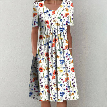 Sarah | Vestido Midi Casual con Bolsillos