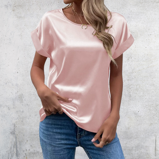 Mabel – Blusa de Manga Arremangada