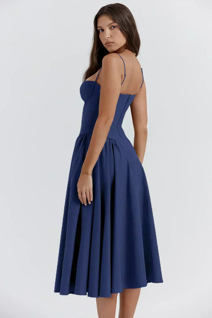Elara | Vestido de Sol con Corsé Elegante