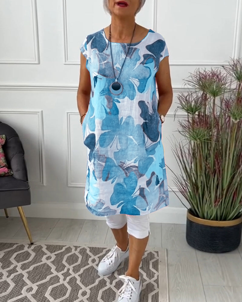 BLUSA LARGA DE FLORES KLARISSA
