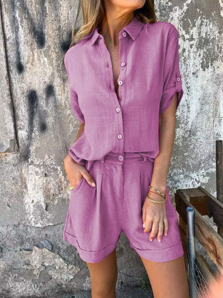 Jolie – Conjunto de Algodón-Lino Estiloso