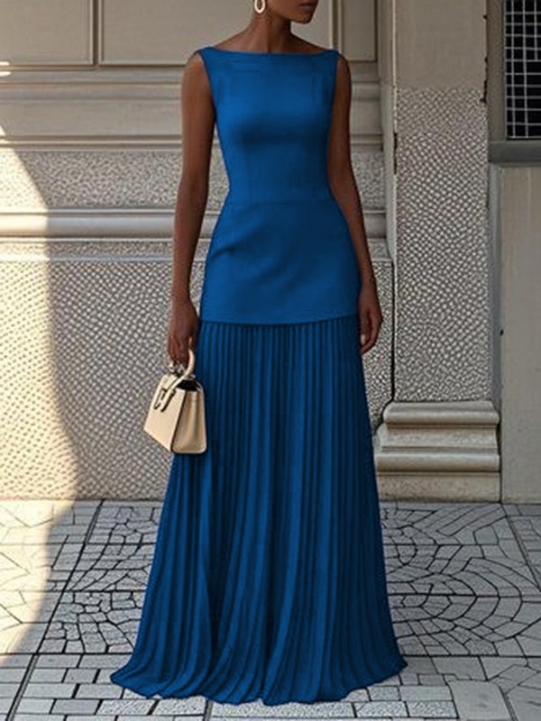 JULIET – VESTIDO MAXI SIN MANGAS DE ELEGANCIA INTEMporal