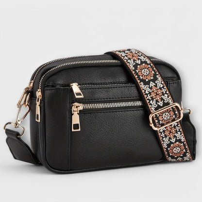 Bolso Cruzado de Cuero PU