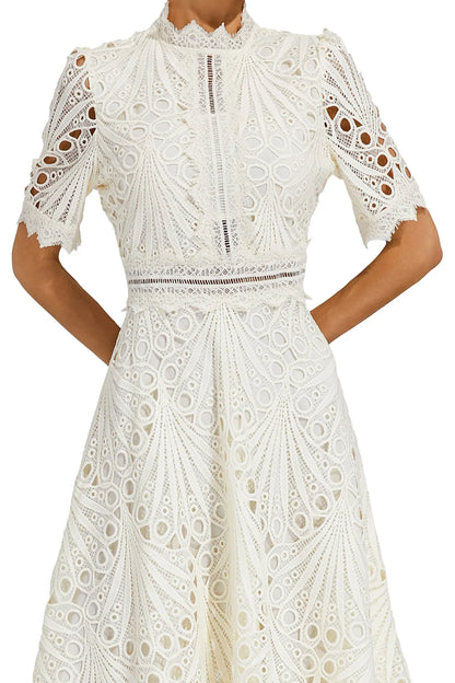 Hallie | Vestido Midi de Encaje
