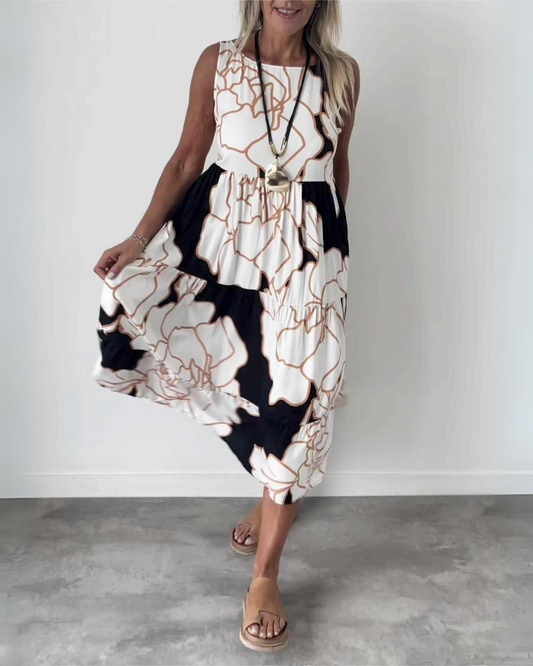 GRACE - VESTIDO BOHO FLORAL ELEGANTE