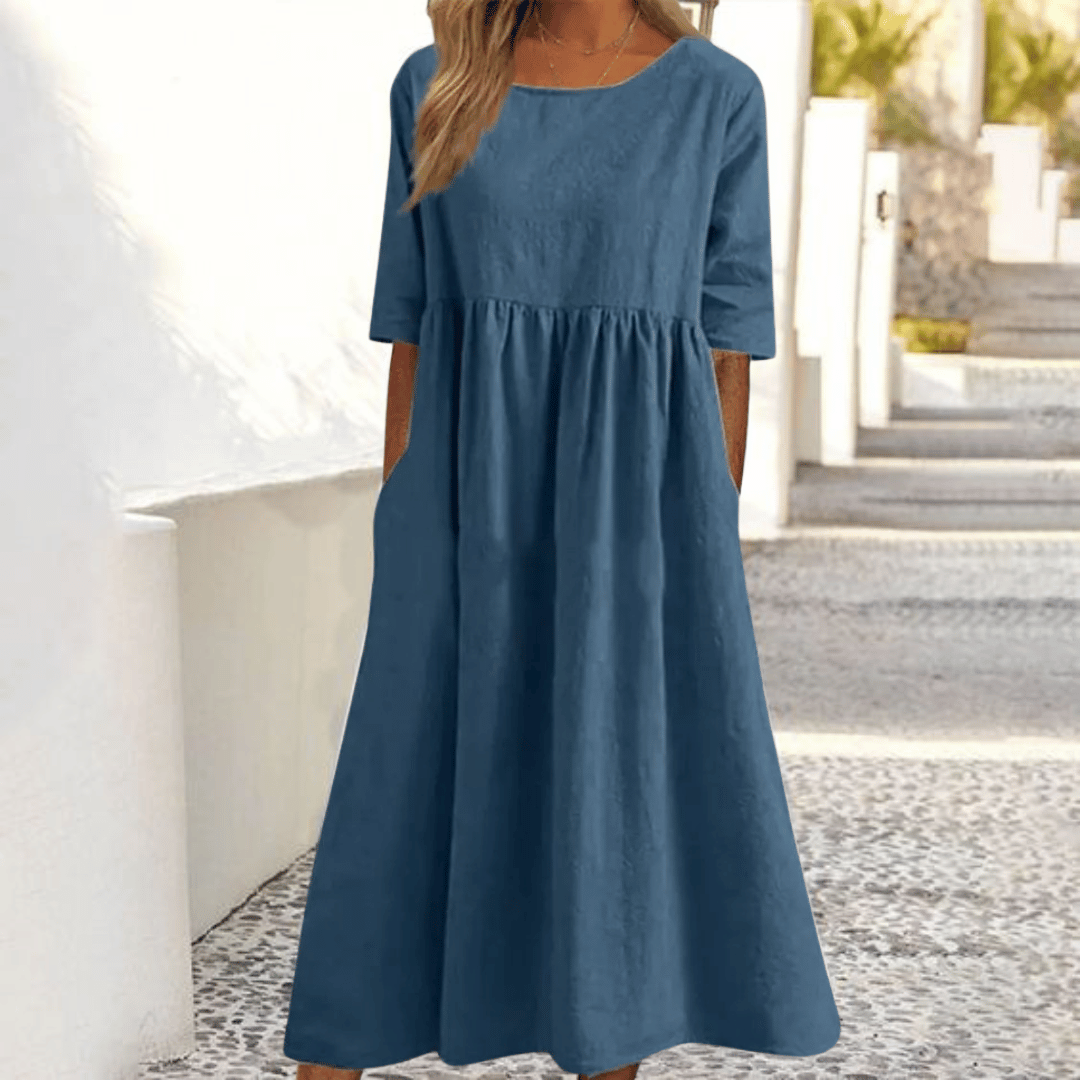Caitlin | Vestido Hecho a Mano con Cubierta para el Abdomen