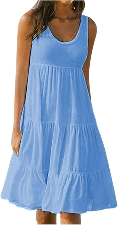 Layla™ - Vestido Mini Sin Mangas Boho