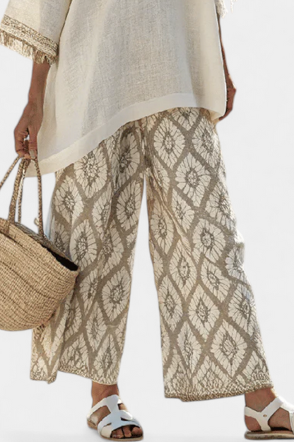 Alverra | Conjunto Sofisticado de Top y Pantalones Casual