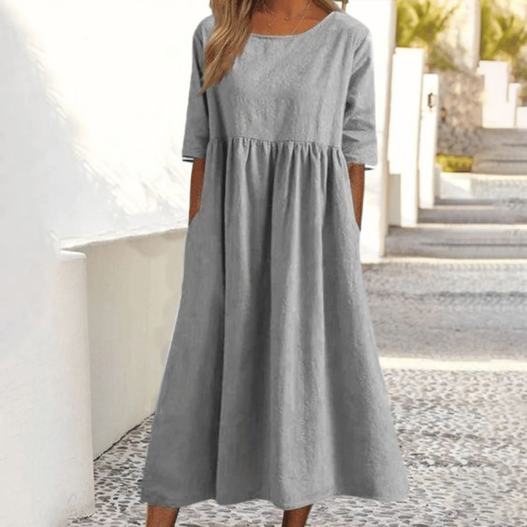 Caitlin | Vestido Hecho a Mano con Cubierta para el Abdomen