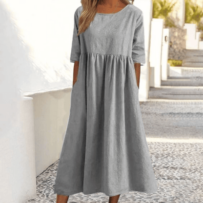 Caitlin | Vestido Hecho a Mano con Cubierta para el Vientre