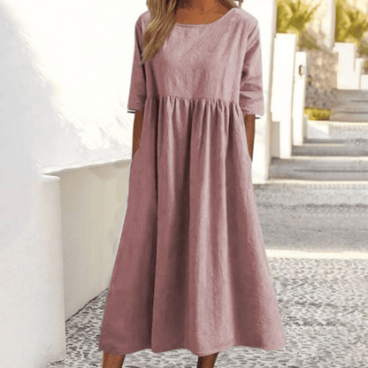 Caitlin | Vestido Hecho a Mano con Cubierta para el Abdomen