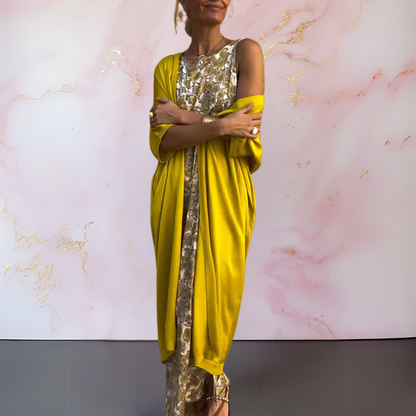 IRAVELLE – VESTIDO ELEGANTE CON CÁRDIGAN
