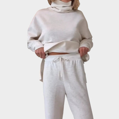 Conjunto de Lounge con Cuello Alto Relajado