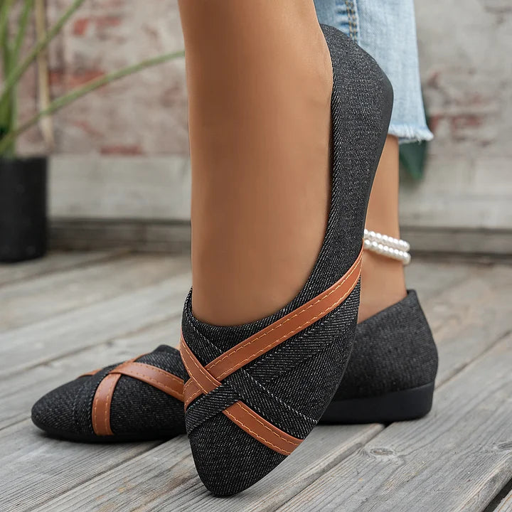 Edvige - Sandalias de Denim Chic