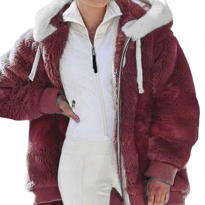 Alexa | Chaqueta de Invierno con Capucha y Cremallera