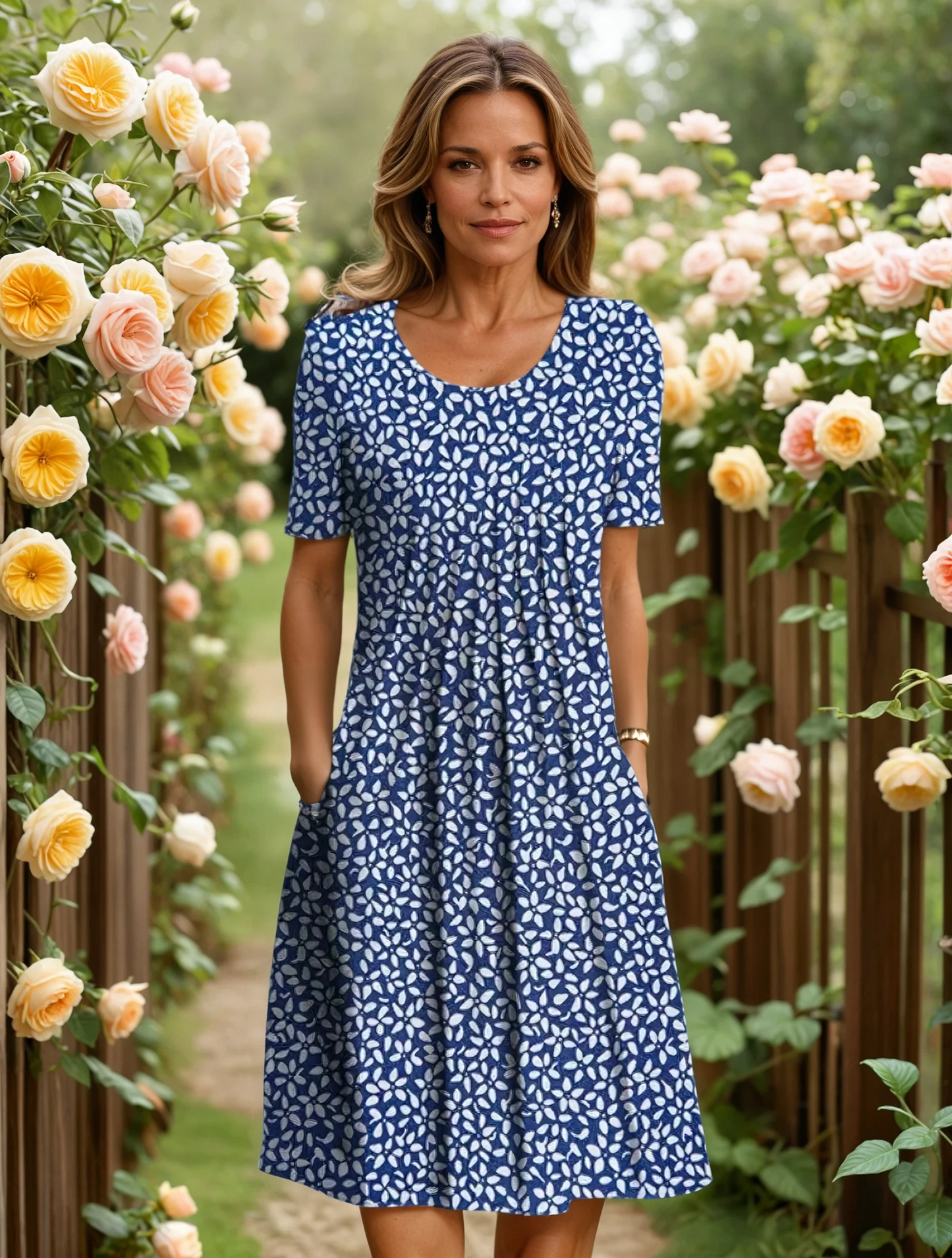 MARGA | VESTIDO ELEGANTE CON COBERTURA DEL VIENTRE