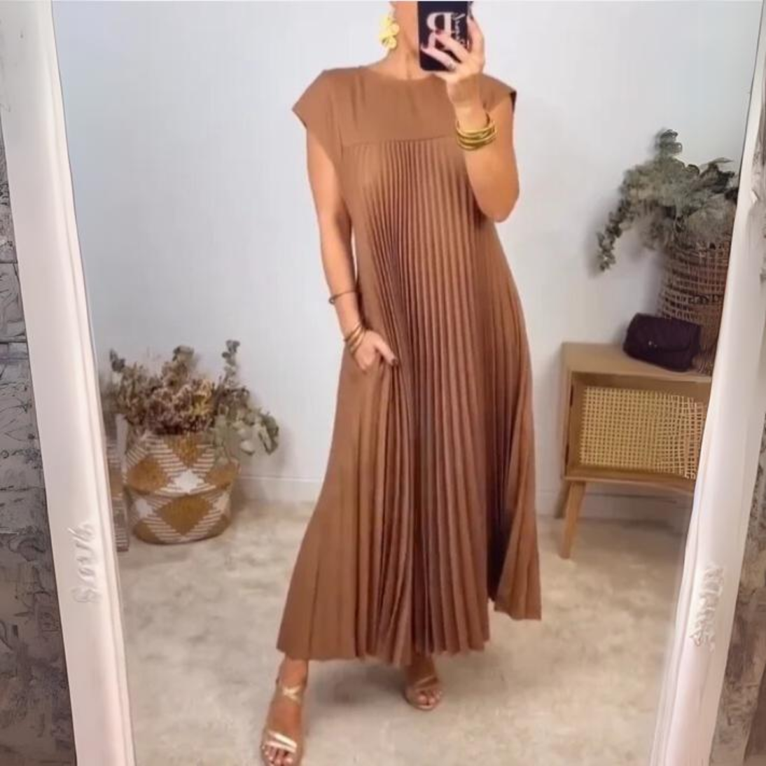 Seline® | Vestido Plisado Ligero y Fresco