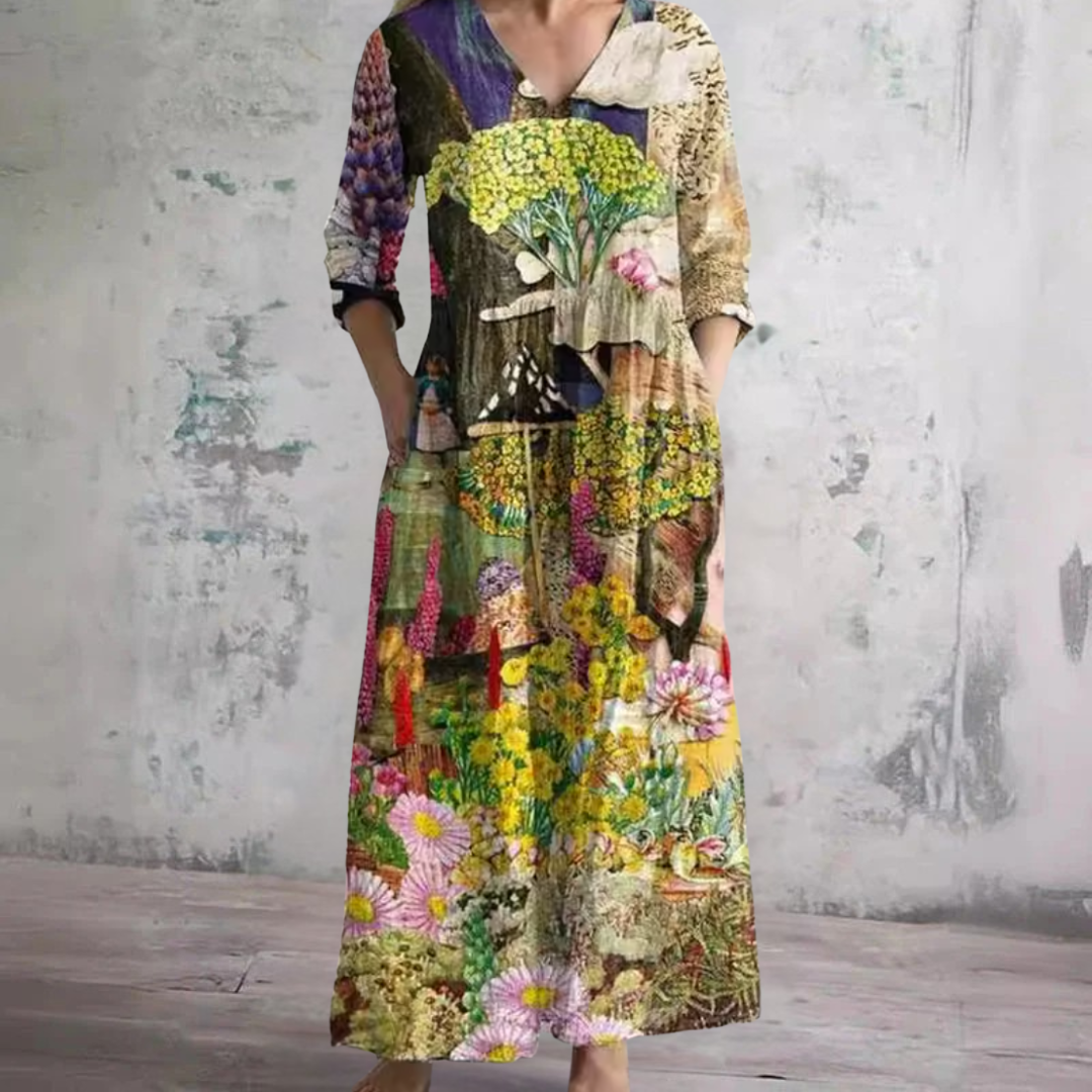 Olda™ | Vestido de Verano Floral