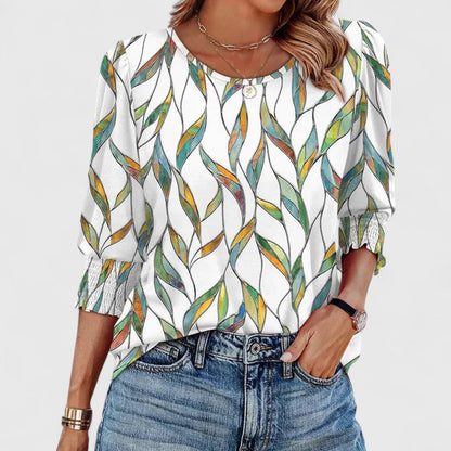 Solara | Elegante Top con Fruncidos