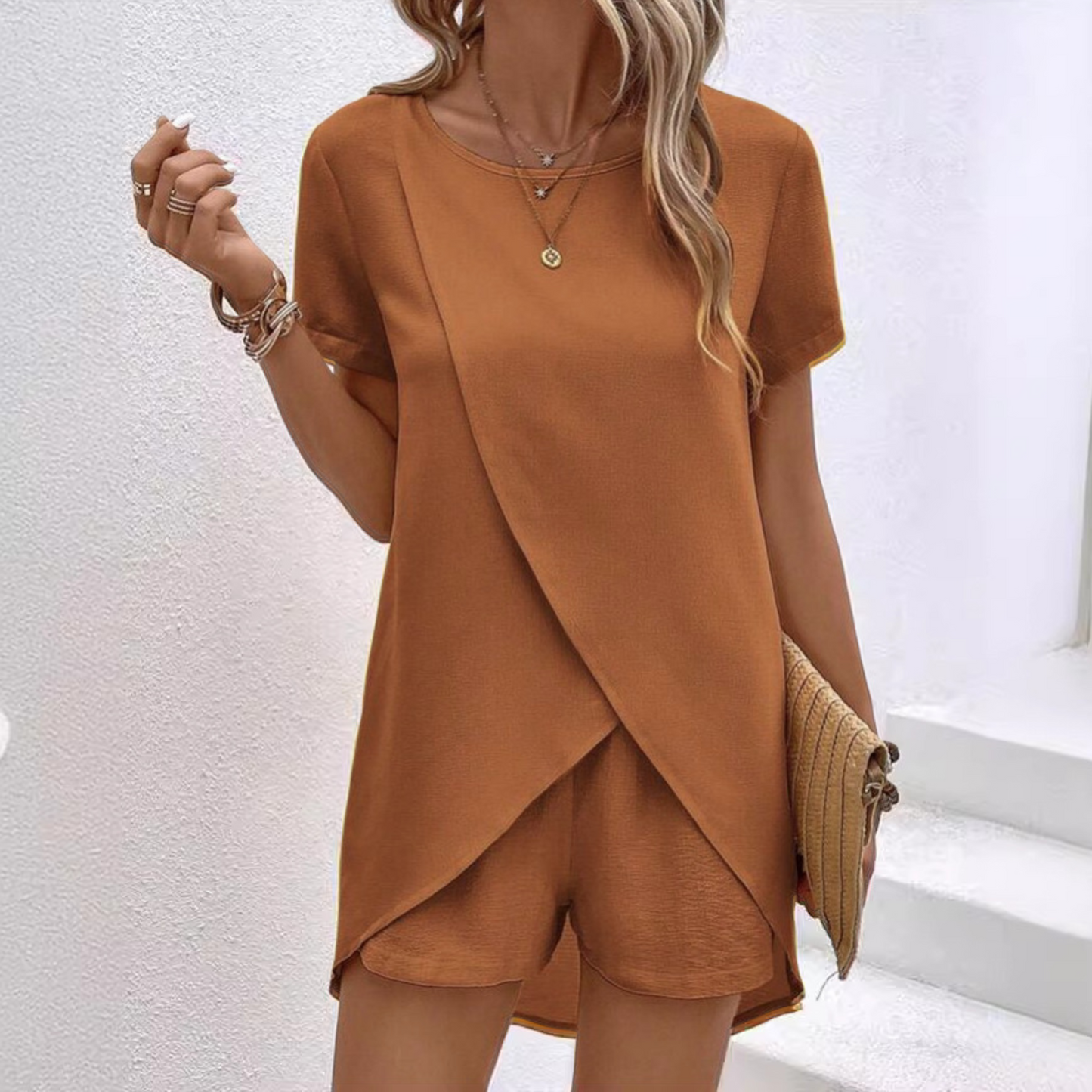 Courtney - Conjunto de Ropa de Estar Elegante para el Verano