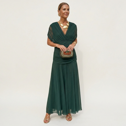 Carmen™ | Vestido Largo Floral con Escote en V
