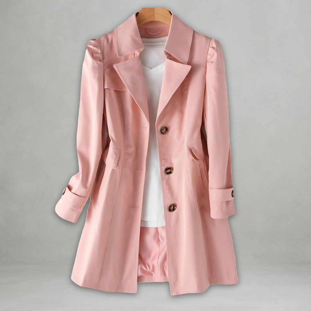 Jinkee | Abrigo Trench Elegante de Otoño