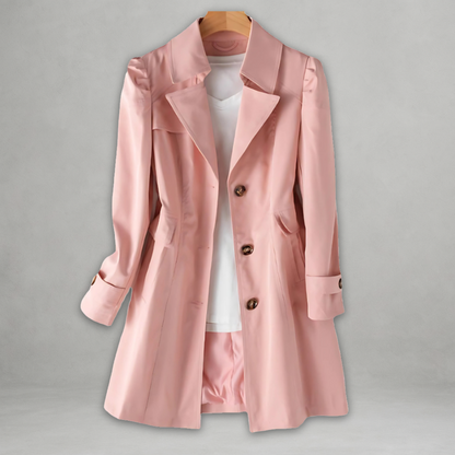 Jinkee | Abrigo Trench Elegante de Otoño