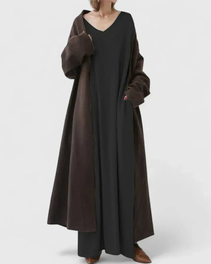 MARY – VESTIDO MAXI DE SUÉTER RELAJADO