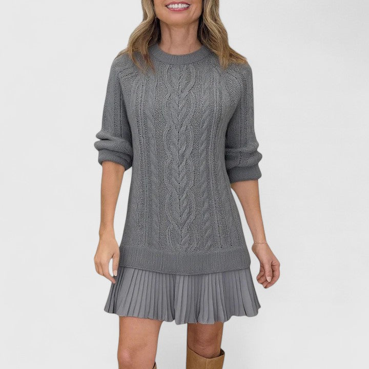 Ashlyndora | Vestido de Suéter Elegante