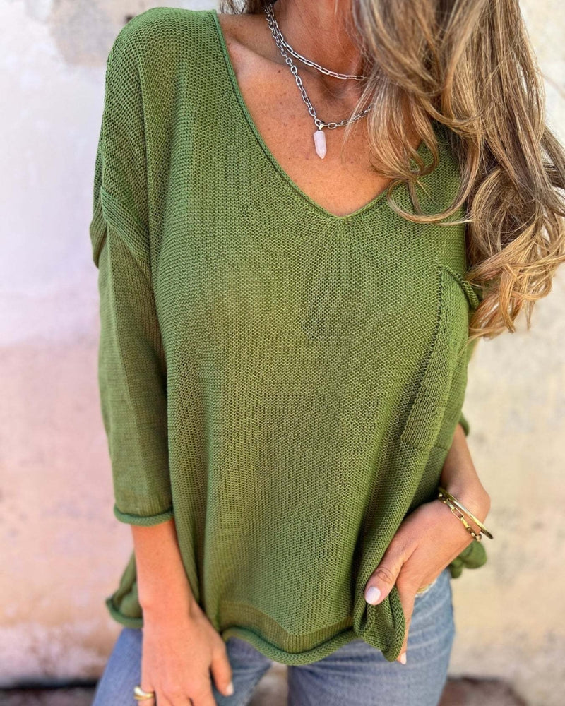 SEMBE - Top de Punto Boho