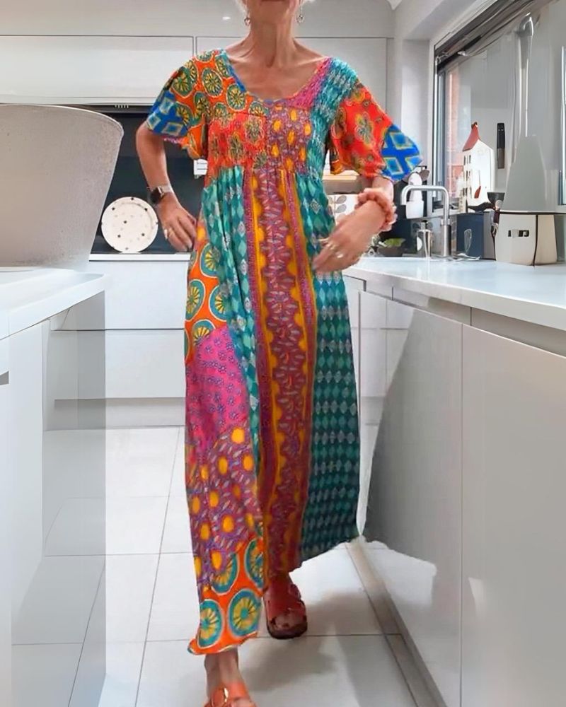 MAYA – VESTIDO MAXI ESCAPE VIBRANTE