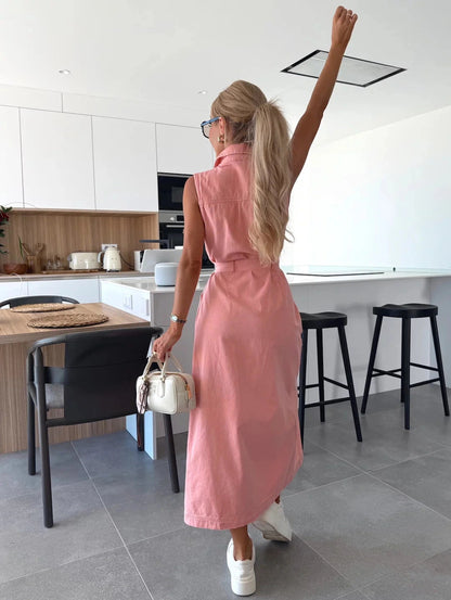 Louisa | Vestido Maxi de Mezclilla