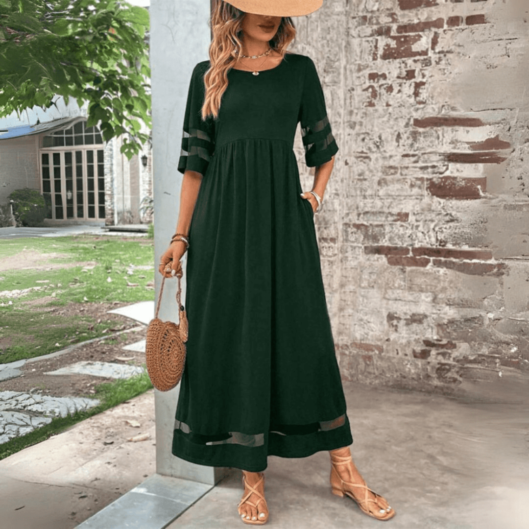 Zora | Vestido Maxi Clásico Elegante