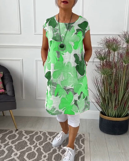 Vestido Floral Ingrid - Elegancia Informal y Comodidad Diaria