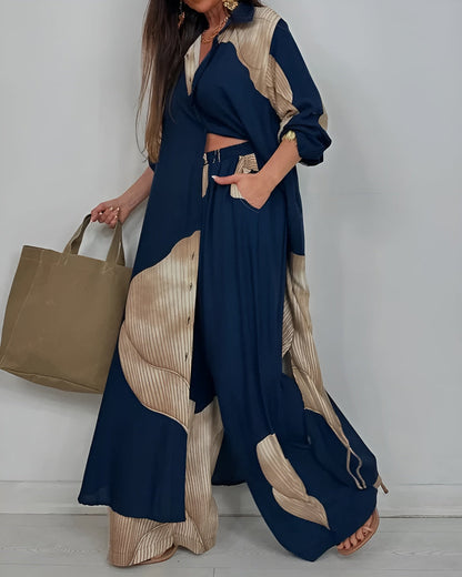 AMARA – CONJUNTO DE DOS PIEZAS CON DRAPEADO ELEGANTE