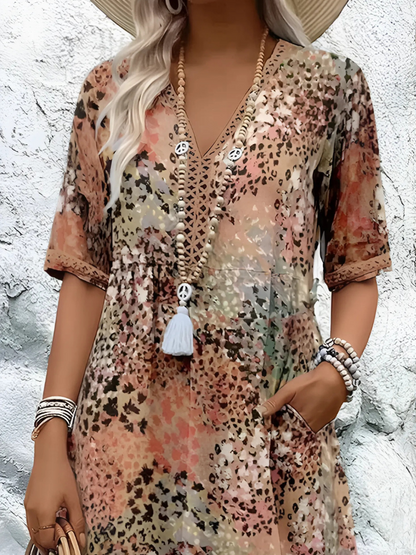 Isabella – Vestido Vibrante de Largo Medio