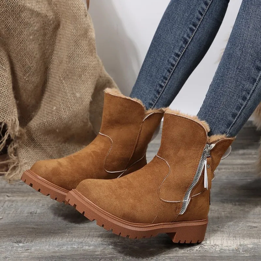 Annalisa - Botas de Piel de Peluche Acogedoras