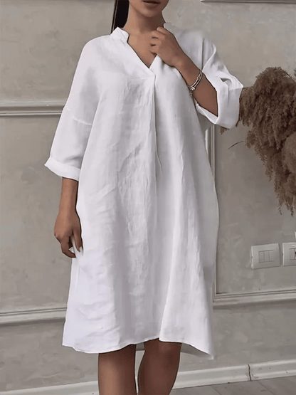 Aeris™ - Vestido V-Cuello Sin Esfuerzo