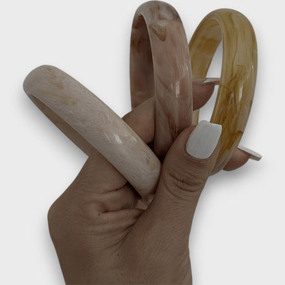 Marisa – Pulsera Vintage con Efecto Mármol