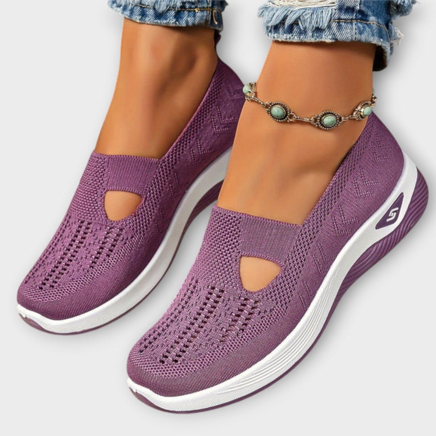 Zapatos de Paseo Slip-On de Punto Confort
