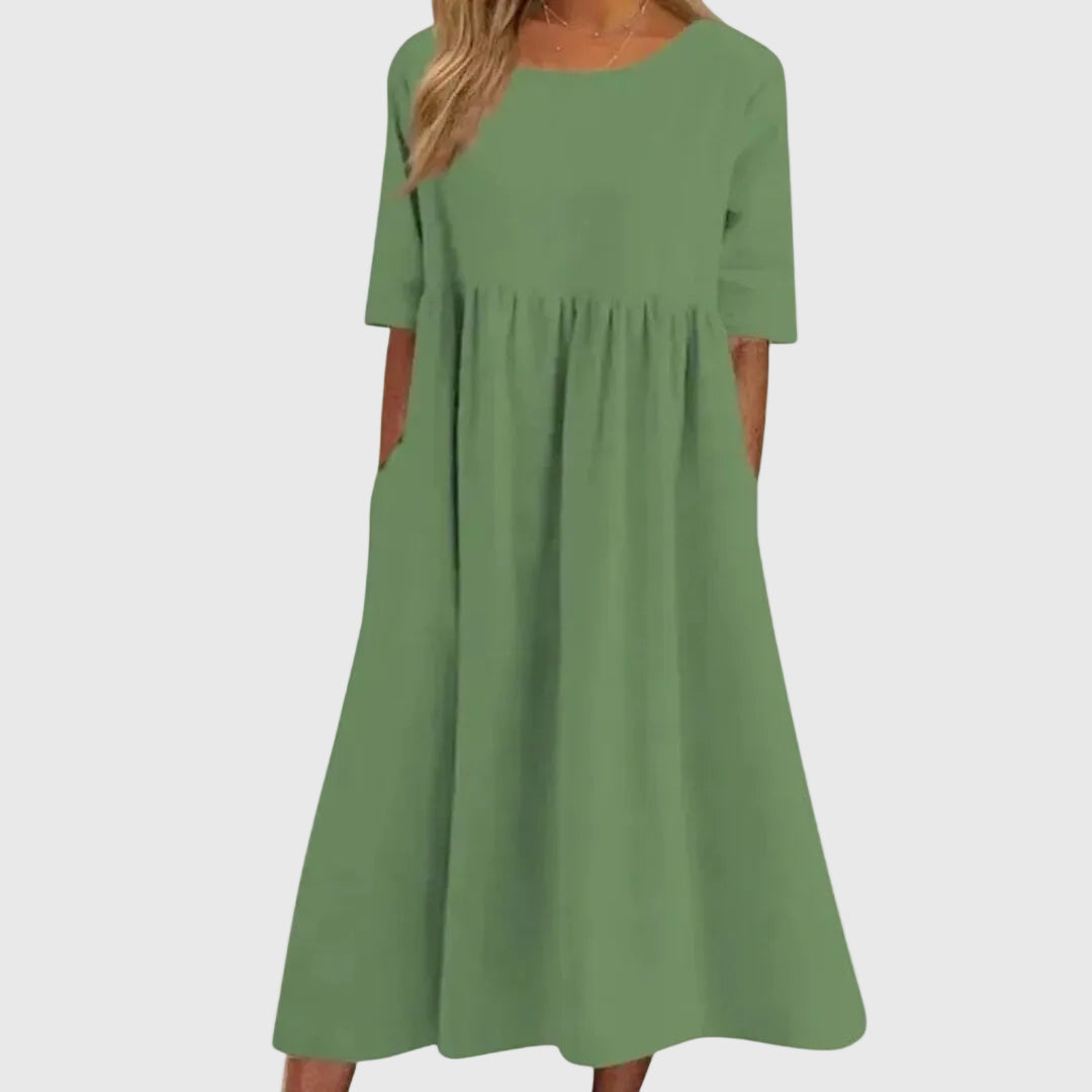 Haisley | Elegante Vestido Midi Fluyente