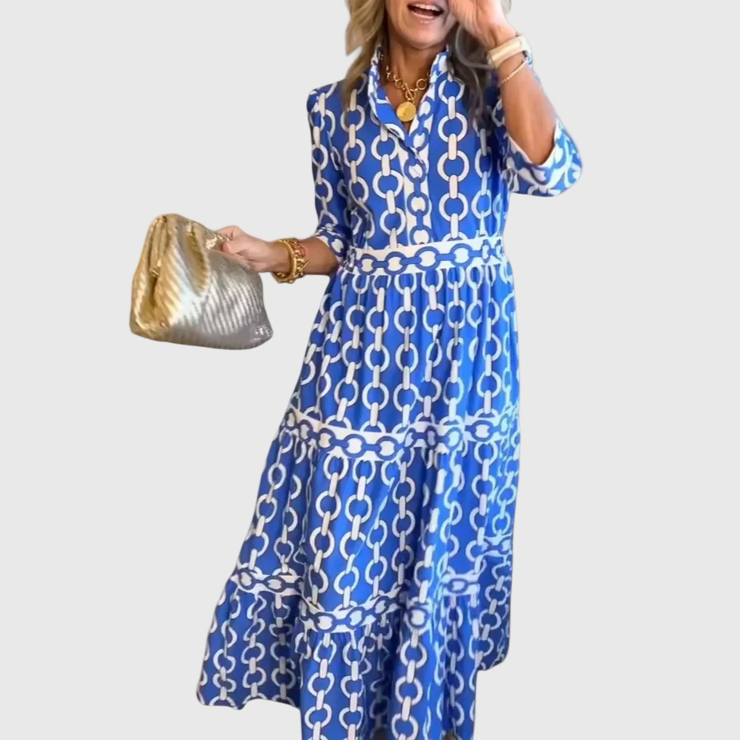 Juliette | Vestido Midi de Cadena Elegante