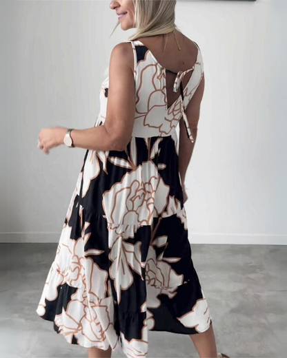 GRACE - VESTIDO BOHO FLORAL ELEGANTE
