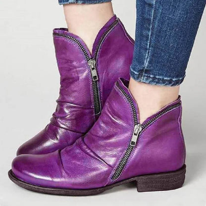 Cassiana - Botas de Cuero Relajadas
