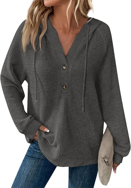 Zyrae™ | Sudadera V-Cuello Oversized