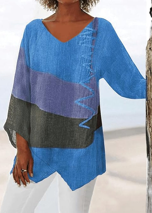 Ella - Blusa de manga larga cómoda para todos los días
