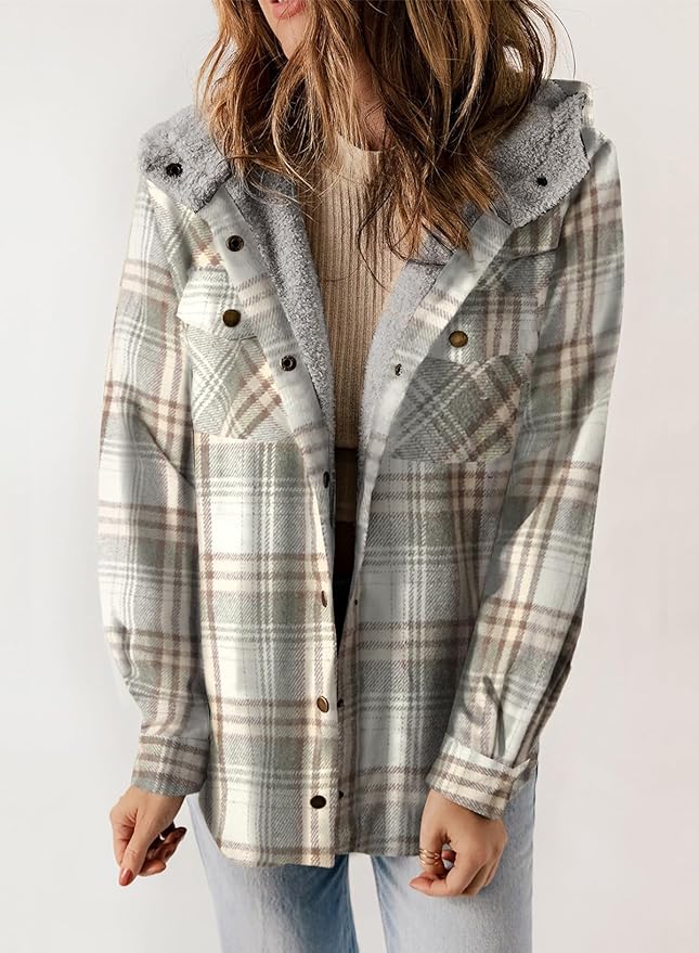 Chaqueta de Franela a Cuadros Elvessa
