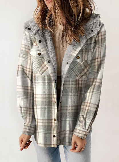 Chaqueta de Franela a Cuadros Elvessa
