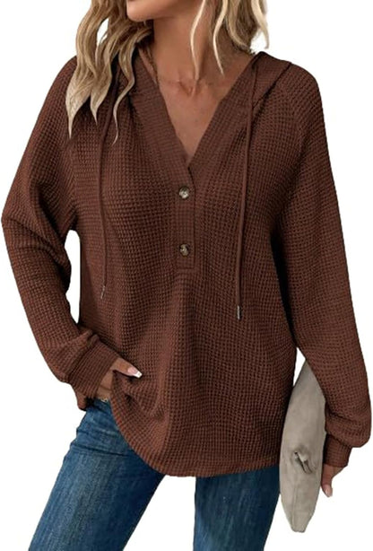 Zyrae™ | Sudadera V-Cuello Oversized
