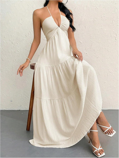 Vestido Maxi Fluido Elegante - Corte Afinante y Confortable